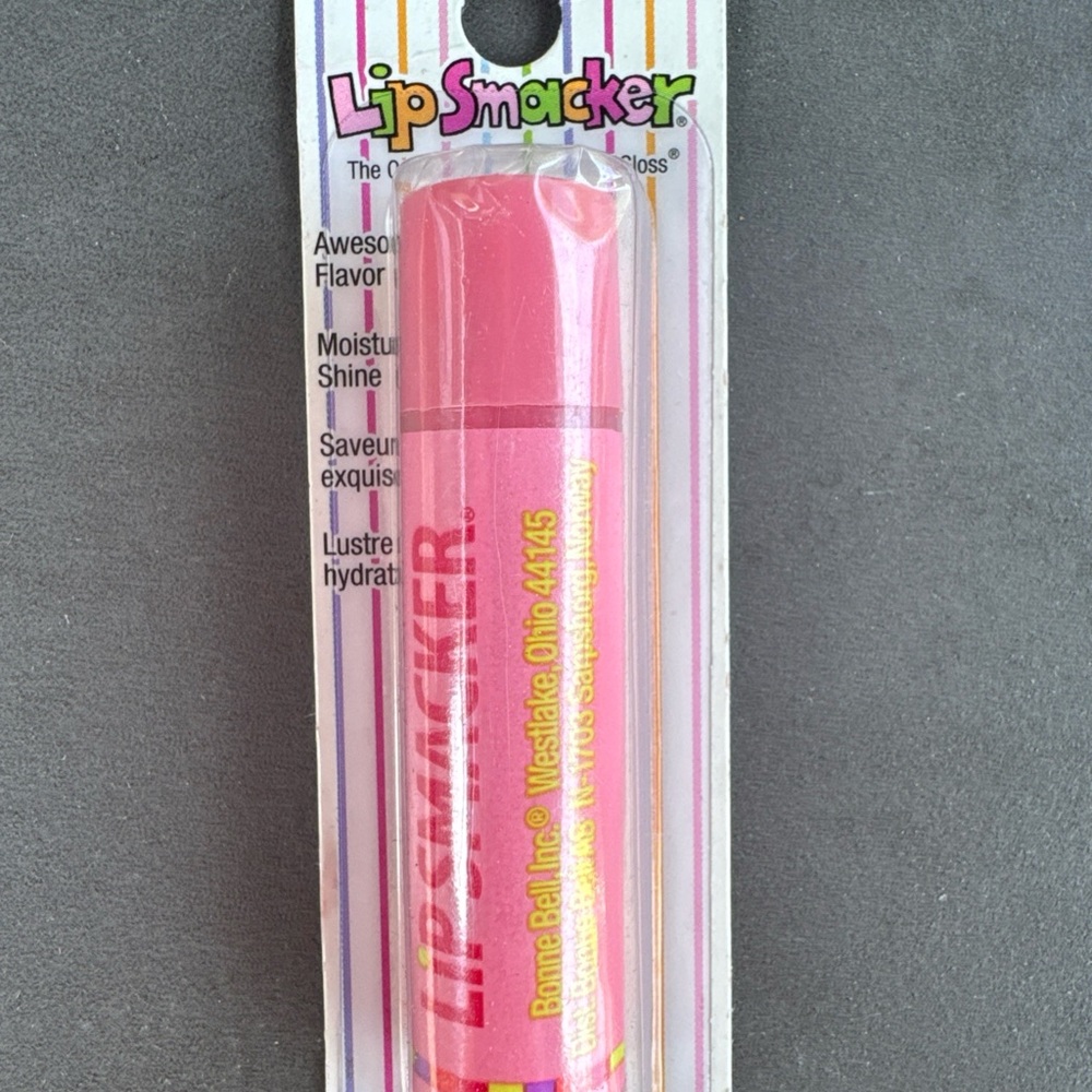 Vintage Lip Smacker strawberry, kiwi Lip Balm made in the USA RARE